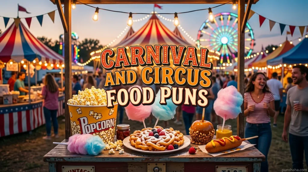 Carnival And Circus Food Puns