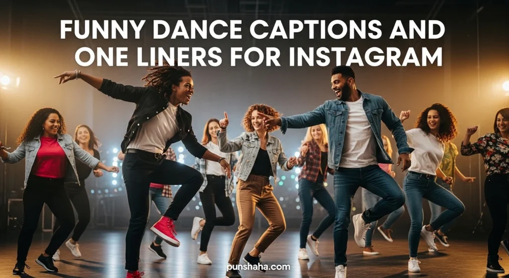 Funny Dance Captions and One Liners for Instagram
