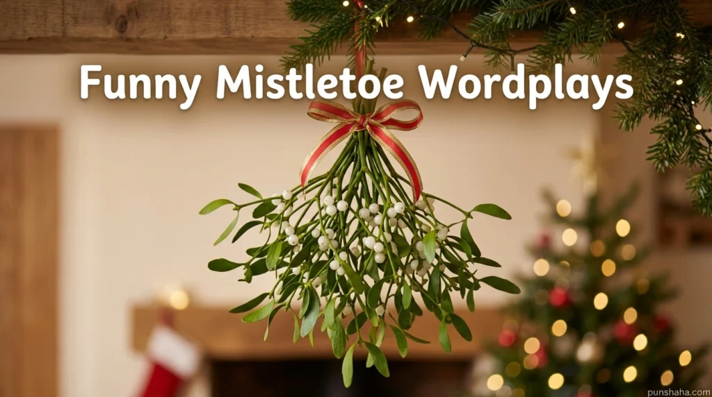 Funny Mistletoe Wordplays