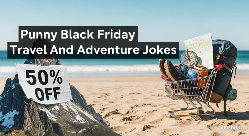 Punny Black Friday Travel And Adventure Jokes