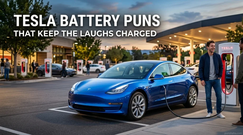 Tesla Battery Puns That Keep the Laughs Charged
