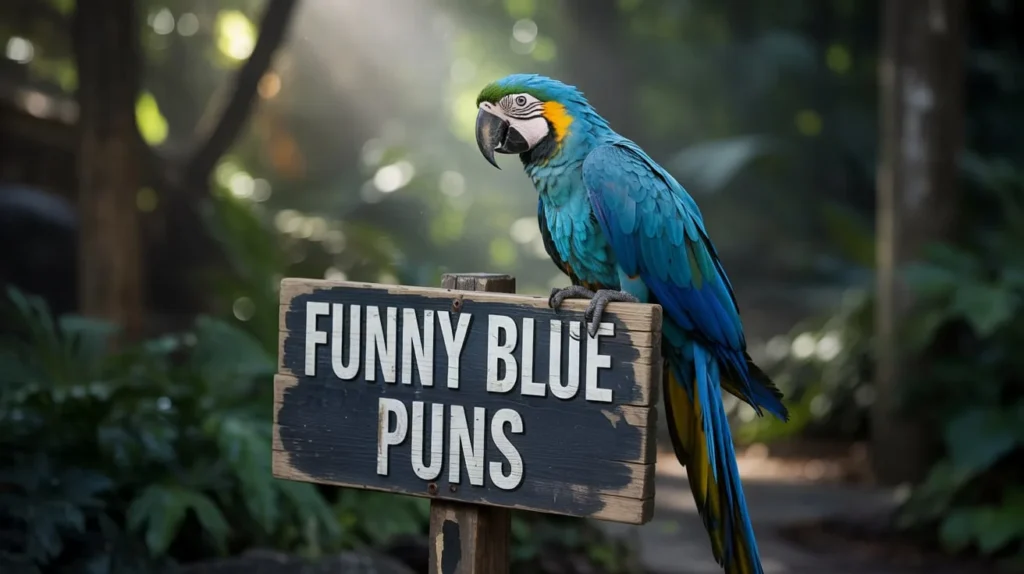 Funny Blue Puns