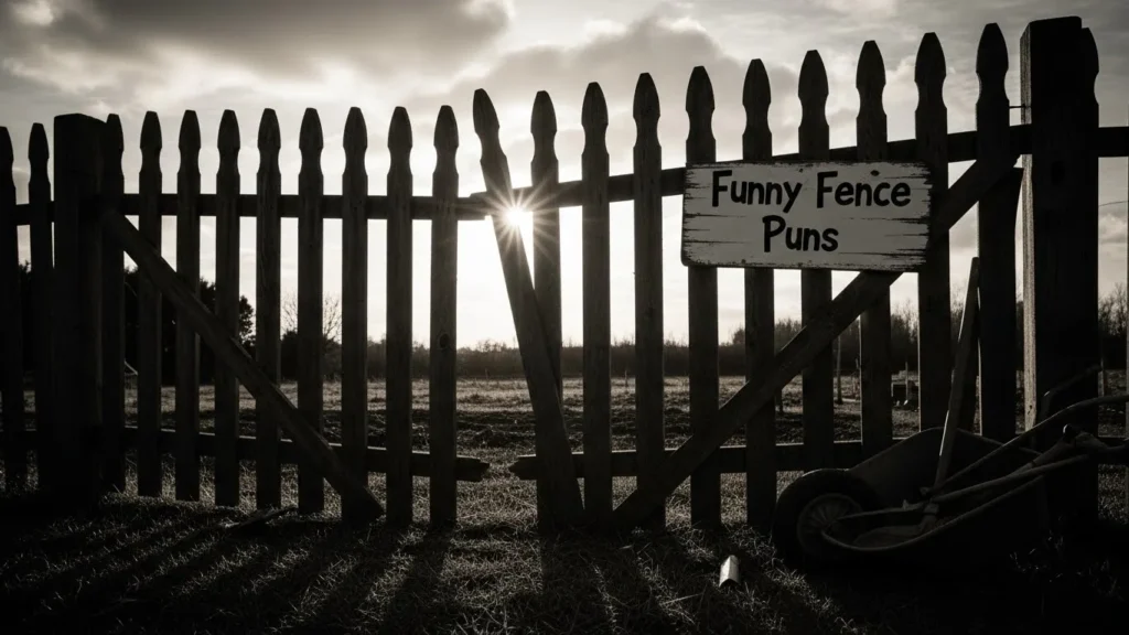 Funny Fence Puns