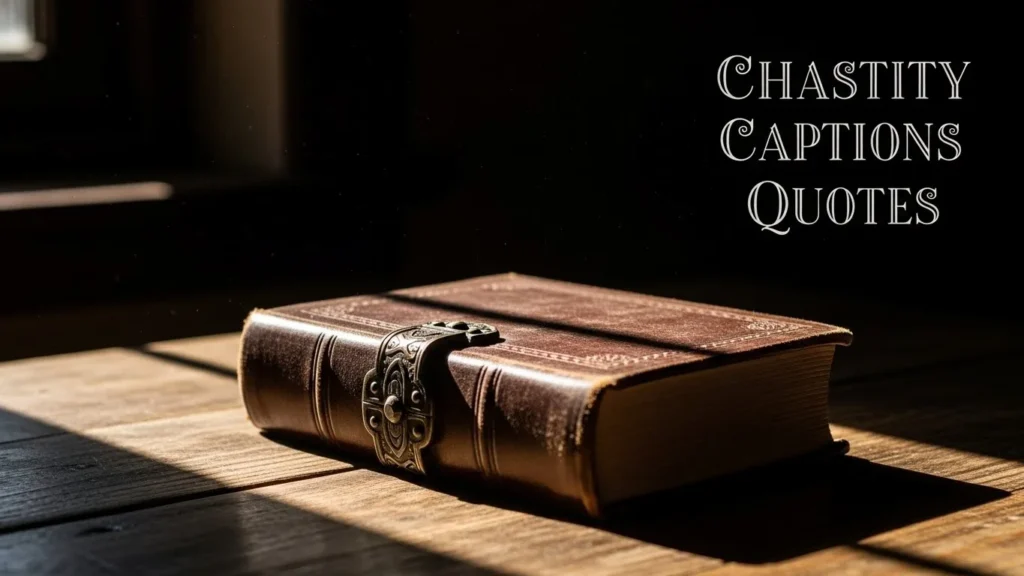 chastity captions quotes