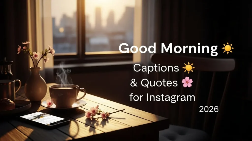 Good Morning Captions ☀️ & Quotes 🌸 for Instagram 2026