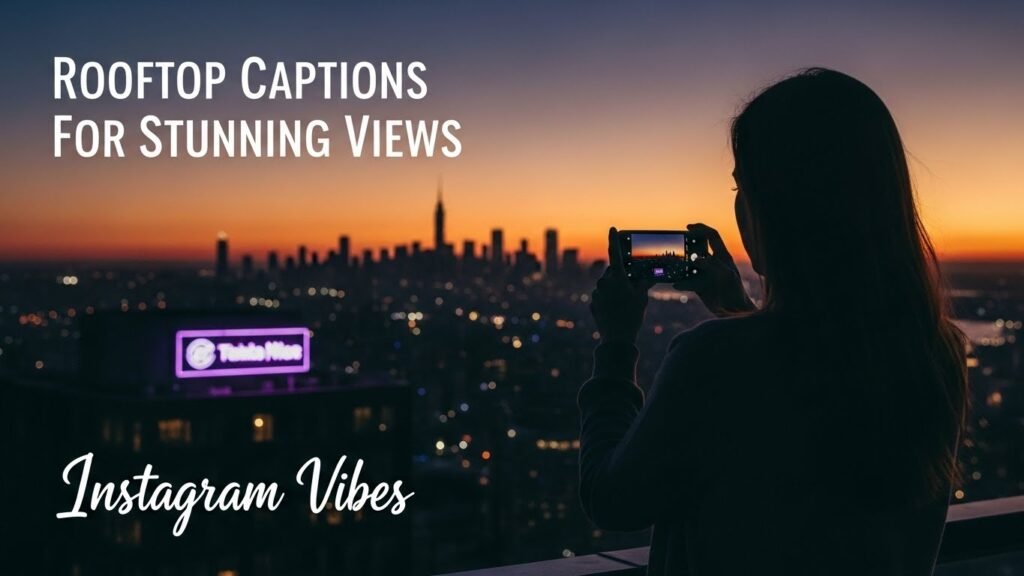 Rooftop Captions For Stunning Views Instagram Vibes