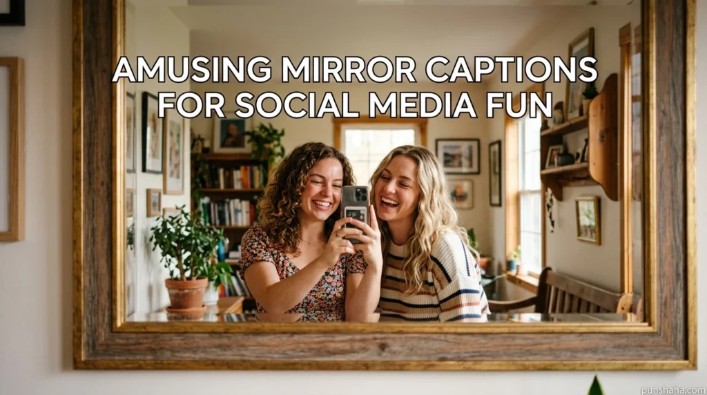 Amusing Mirror Captions for Social Media Fun