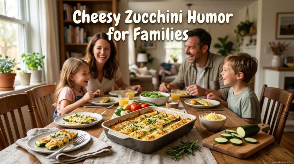 Cheesy Zucchini Humor for Families