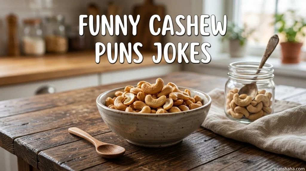 Funny Cashew Puns Jokes