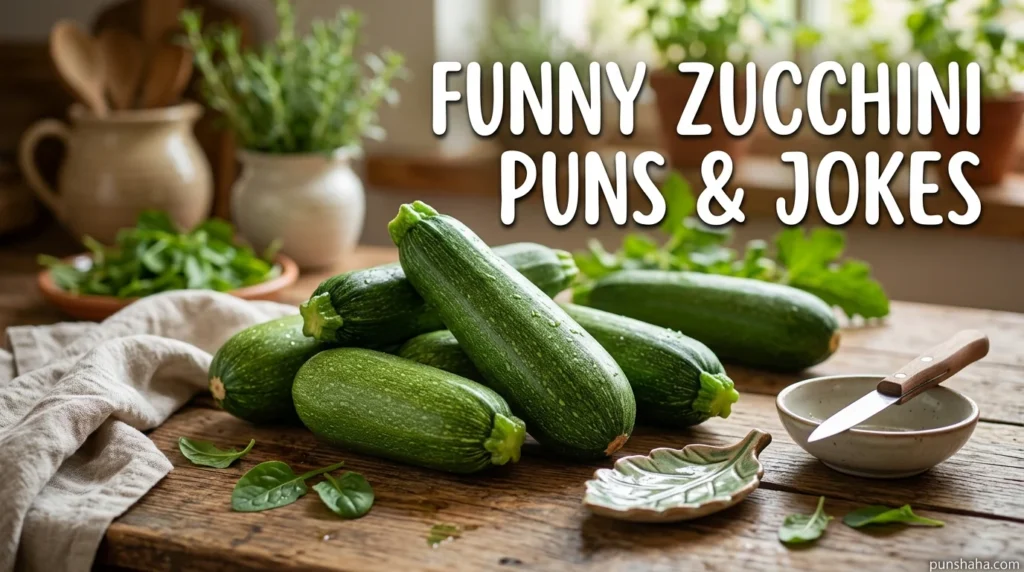 Funny Zucchini Puns Jokes