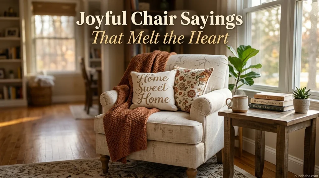 Joyful Chair Sayings That Melt the Heart