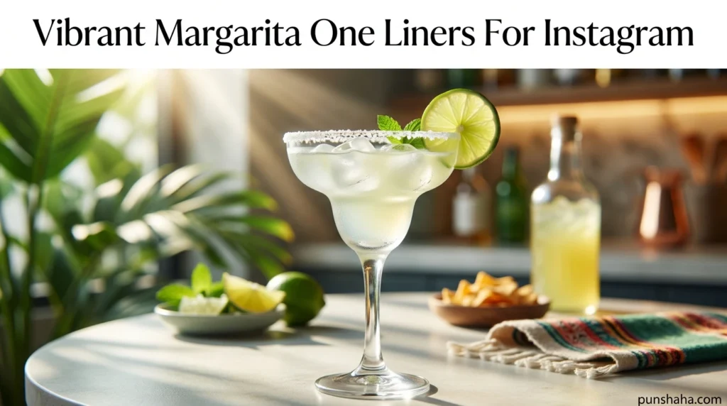 Vibrant Margarita One Liners For Instagram