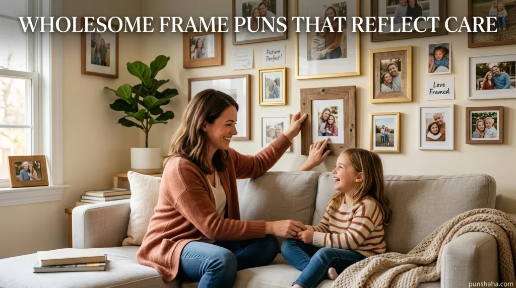 Wholesome Frame Puns That Reflect Care