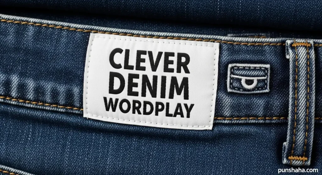 Clever Denim Wordplay